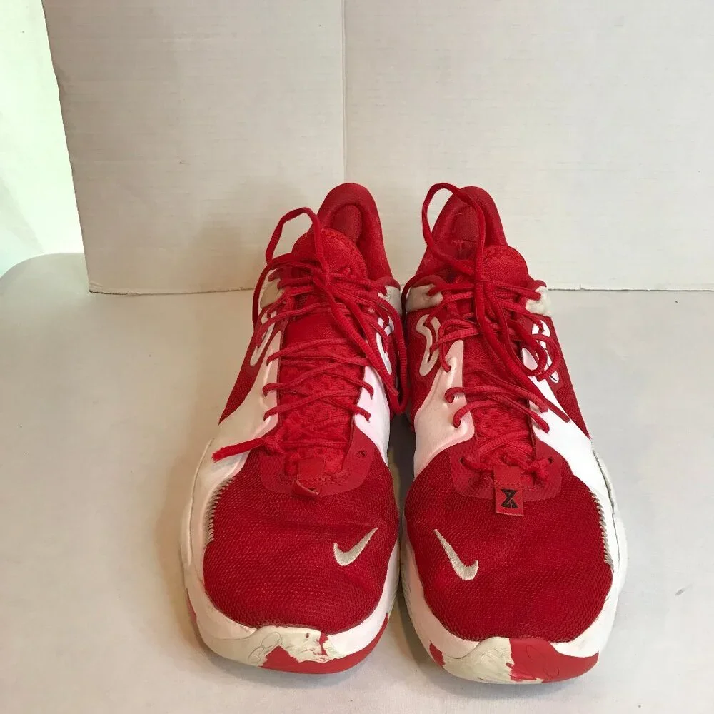 NIKE MENS PAUL GEORGE TB UNIVERSITY RED SIZE 14